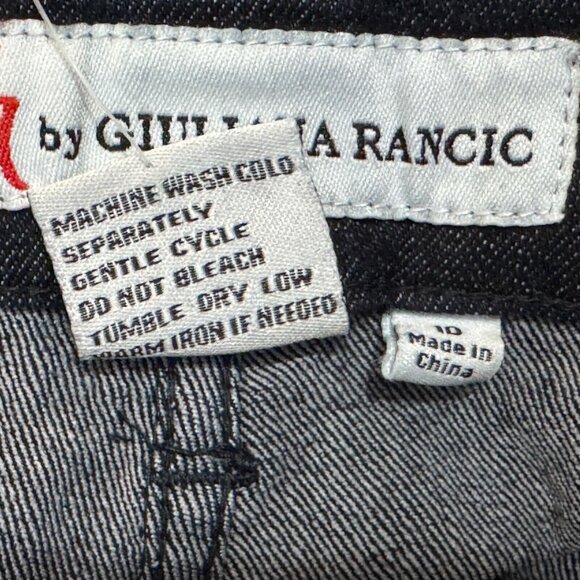 G by Giuliana Rancic Skinny Cotton Blend Denim Jeans, Ankle Zip, Indigo Blue, 10 - Picture 11 of 12